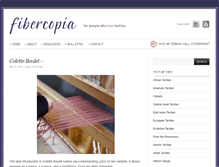 Tablet Screenshot of fibercopia.com